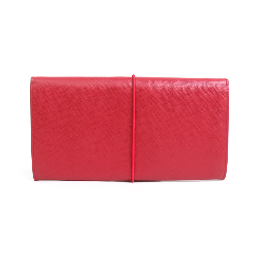 Prada Red Organizer Rubber